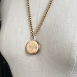 c. 1900s-1910s Gold Filled "Gibson Girl" Locket