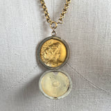 c. 1900s-1910s Gold Filled "Gibson Girl" Locket