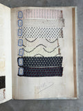 1890s French Fabric Swatchbook