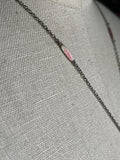 c. 1910s Pink Guilloche Enamel Vinaigrette Necklace