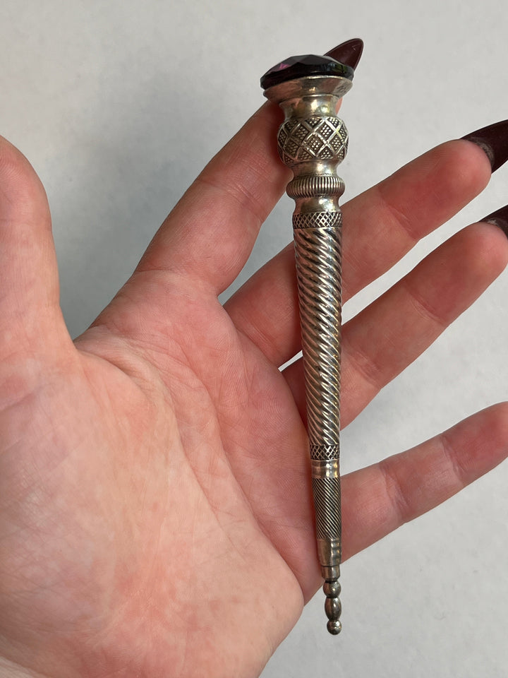 19th c. Sterling Silver Kilt Pin Pendant Conversion