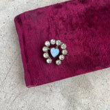 c. Turn of the Century Horseshoe Heart Brooch