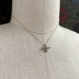 Late 19th c. 14k Gold Fly Pendant