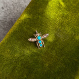 Late 19th c. 14k Gold Fly Pendant