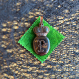 19th c. Tortoise Shell "P" Locket