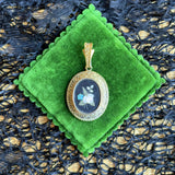 c. 1880s Pietra Dura Locket