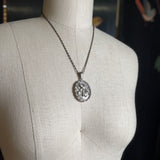 c. 1880s Victorian Aesthetic Movement Silver Locket