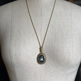 c. 1880s Pietra Dura Locket