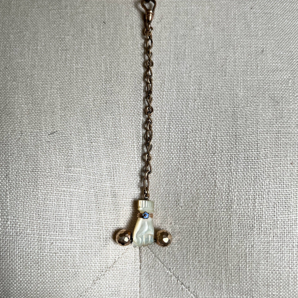 RESERVED | Victorian Mother of Pearl Fist