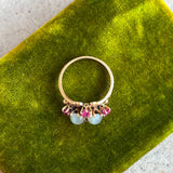 c. 1930s-1940s 14k Gold Cat's Eye Ruby Ring