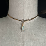 19th c. Mano Cornuto Mother of Pearl Pendant