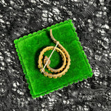 c. 1910s-1920s Spiral Snake Brooch