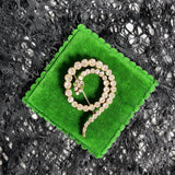 c. 1910s-1920s Spiral Snake Brooch