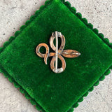 c. 1890s-1900s Garnet Snake Brooch