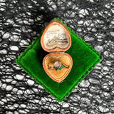 10k Gold Moonstone Heart Ring | As Is