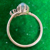 10k Gold Moonstone Heart Ring | As Is