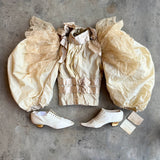 1890s Wedding Bodice + Shoes With Provenance