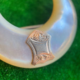 RESERVED | Mid-19th c. Mother of Pearl Moon Brooch