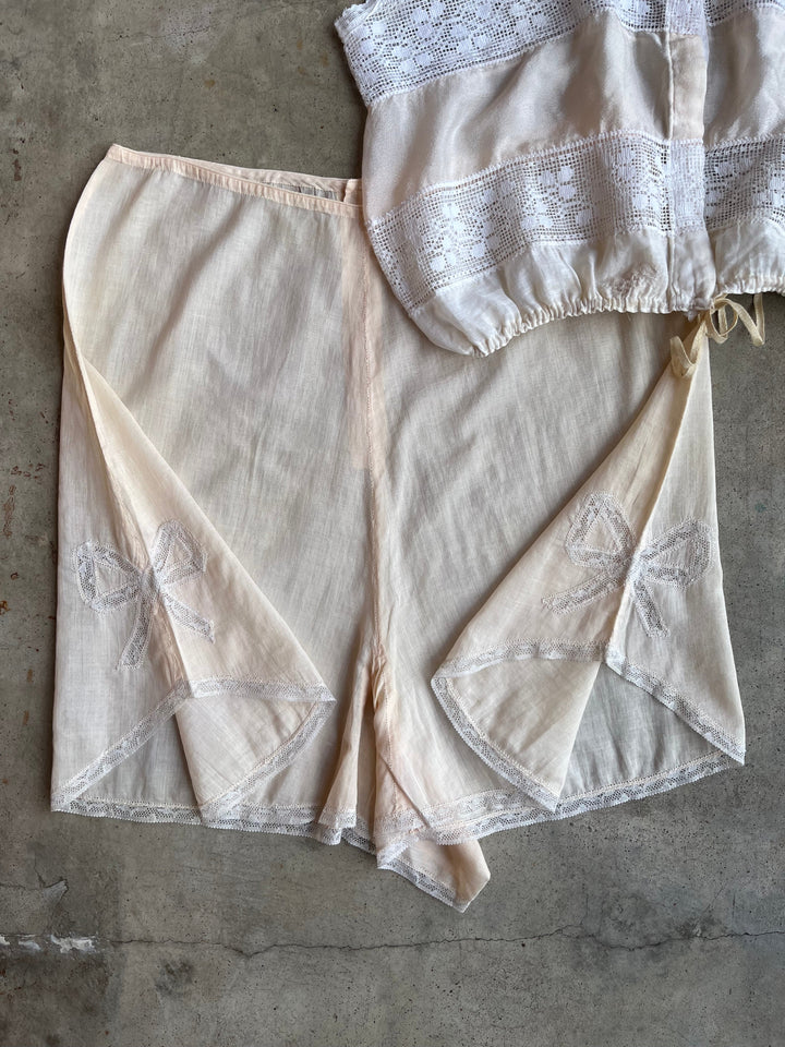 c. 1920s-1930s Tap Pants + Camisole