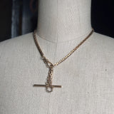 c. 1890s - 1900s Heavy Gold Filled Watch Chain