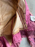 c. Late 1860s-Early 1870s Pink + Purple Silk Bodice