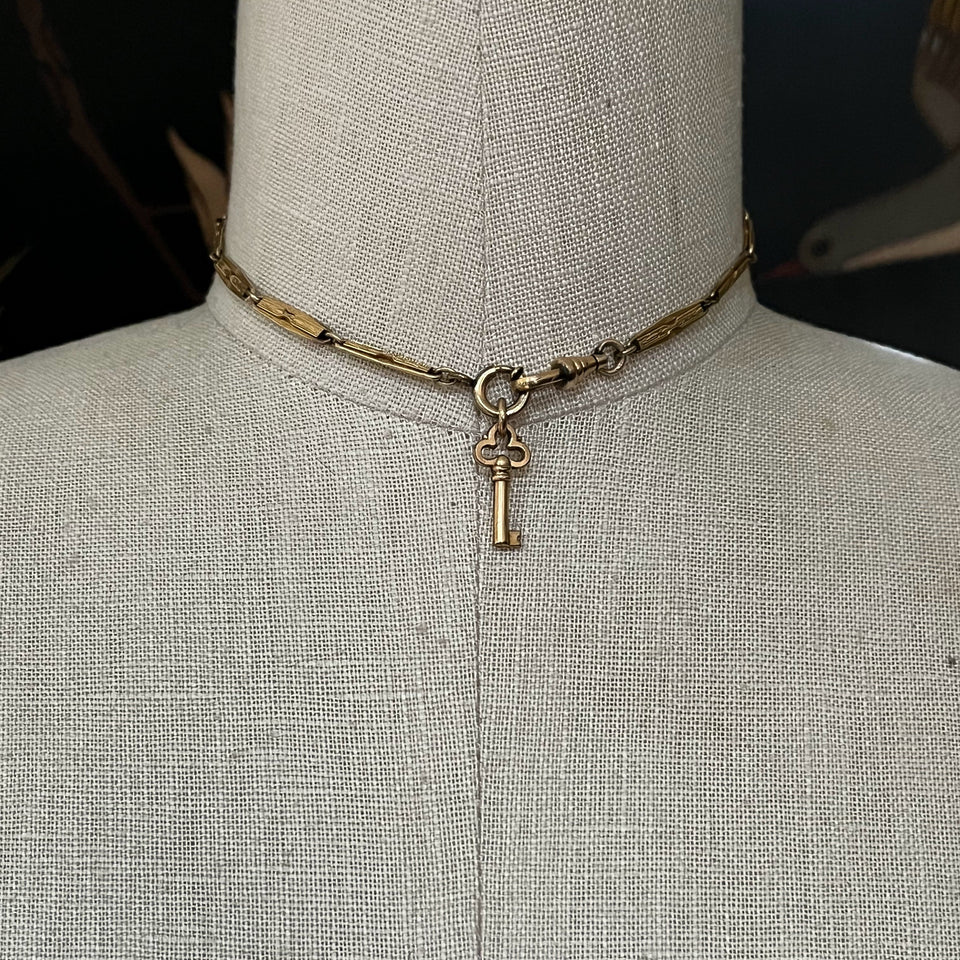 Late 19th c. Key Charm Pendant