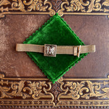 Victorian Gold Filled Moth or Butterfly Mesh Bracelet