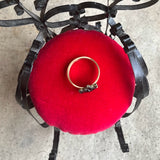 Late 19th c. 10k Gold Garnet Star Conversion Ring