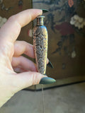 c. 1910s Sterling Silver Perfume Bottle Necklace