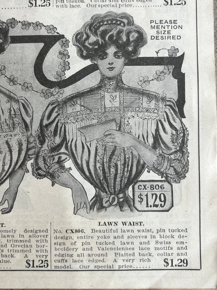 1908 Spring & Summer Catalog | Boston Store Chicago