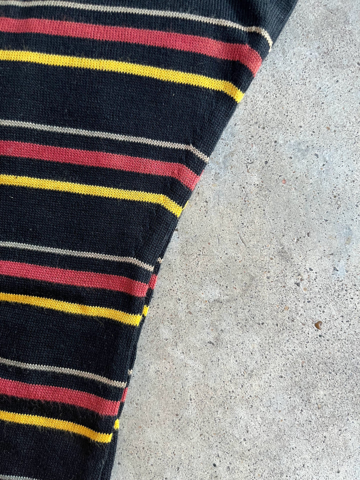 Late 19th-Early 20th c. Striped Cotton Stockings