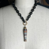 c. 1920s Egyptian Revival Telescoping Pencil Pendant