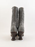 1920s Grey Lace Up Louis Heel Boots | Approx Size 7
