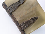 Vintage Green Onyx Stone Book Box