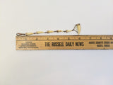 Victorian Bone Tooth Watch Fob Chain with Dog Clip