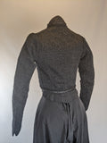 Edwardian Black Brocade Bolero | XS - Small