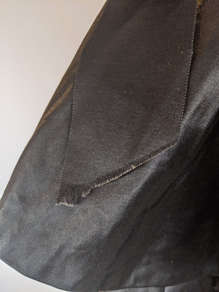 Victorian Black Silk Beaded Capelet
