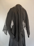 1900s Crape Mourning Veil
