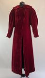 1930s Red Velvet Opera Coat | XS - Small