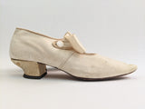 Late Victorian Pointed Toe Wedding Shoes