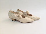 Late Victorian Pointed Toe Wedding Shoes
