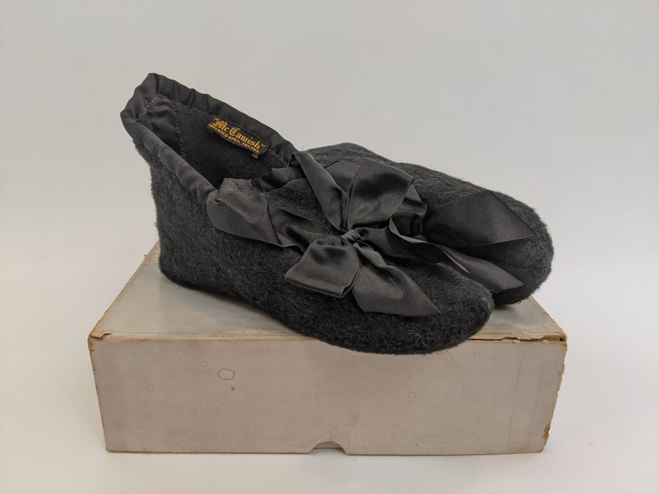 1910s Children's Burial Slippers in Original Box