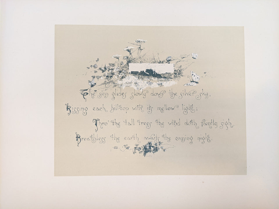 The Night Cometh | 1889 Illustrated Book