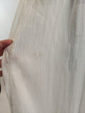 Edwardian White Cotton Lace Gown