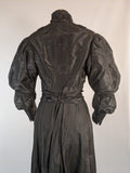 1890s Black Taffeta Bodice