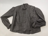 Edwardian Black Taffeta Shirtwaist