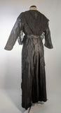 1910s Black Taffeta Gown | 28" waist