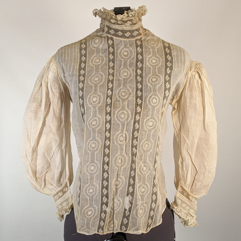Edwardian White Lace Blouse | Study / Display
