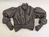 1890s Black Taffeta Bodice