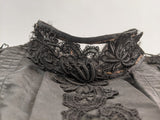 1890s Black Taffeta Bodice